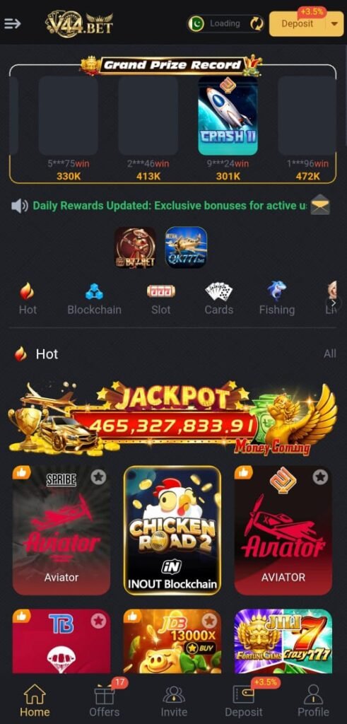 Play V44 Bet Game APK to enjoy skill and luck